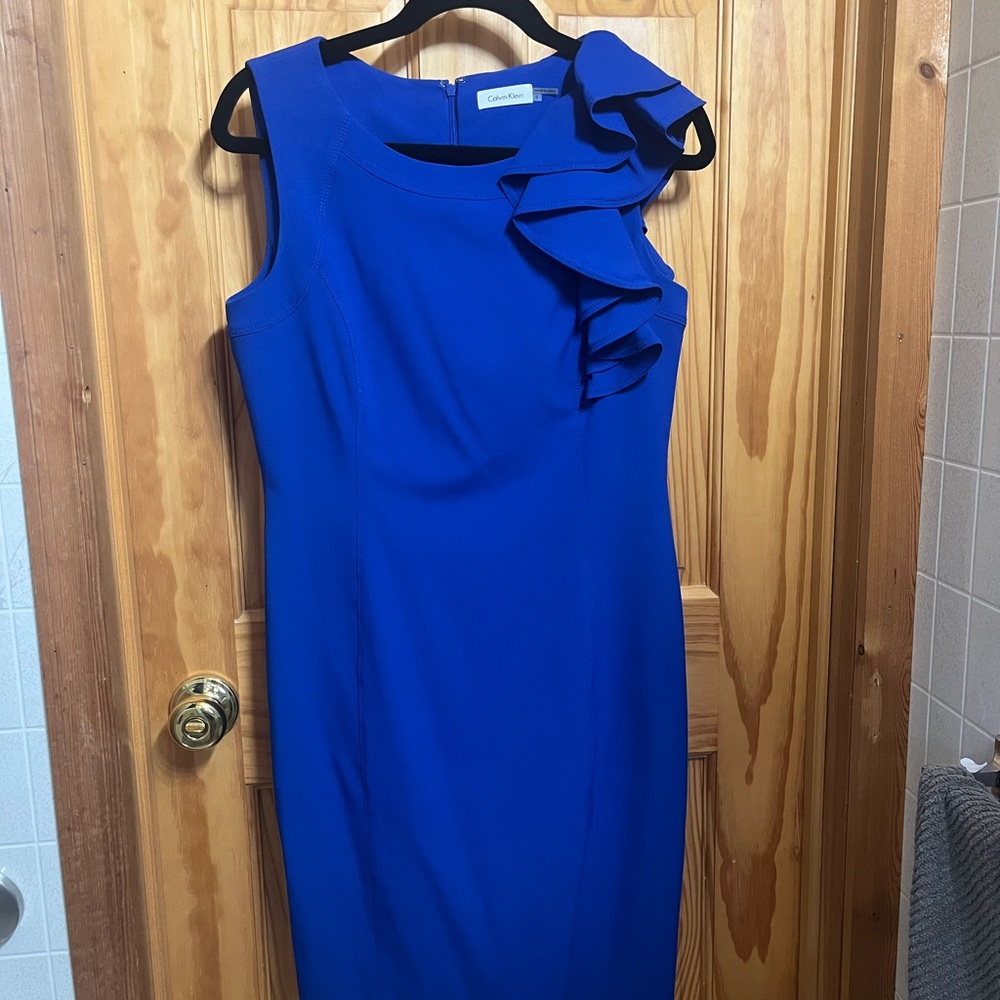 Calvin Klein Dress in Vibrant Blue